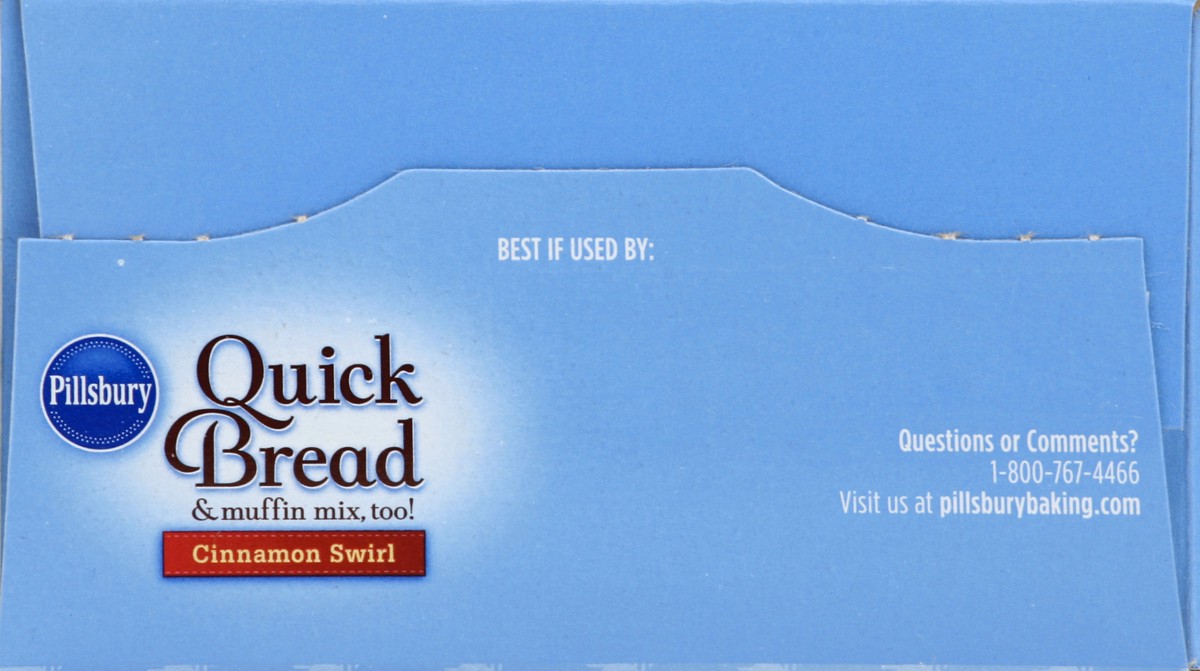 slide 2 of 6, Pillsbury Cinnamon Swirl Quick Bread, 17.4 oz