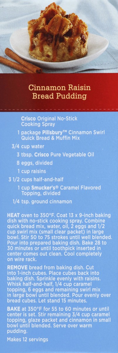 slide 3 of 6, Pillsbury Cinnamon Swirl Quick Bread, 17.4 oz