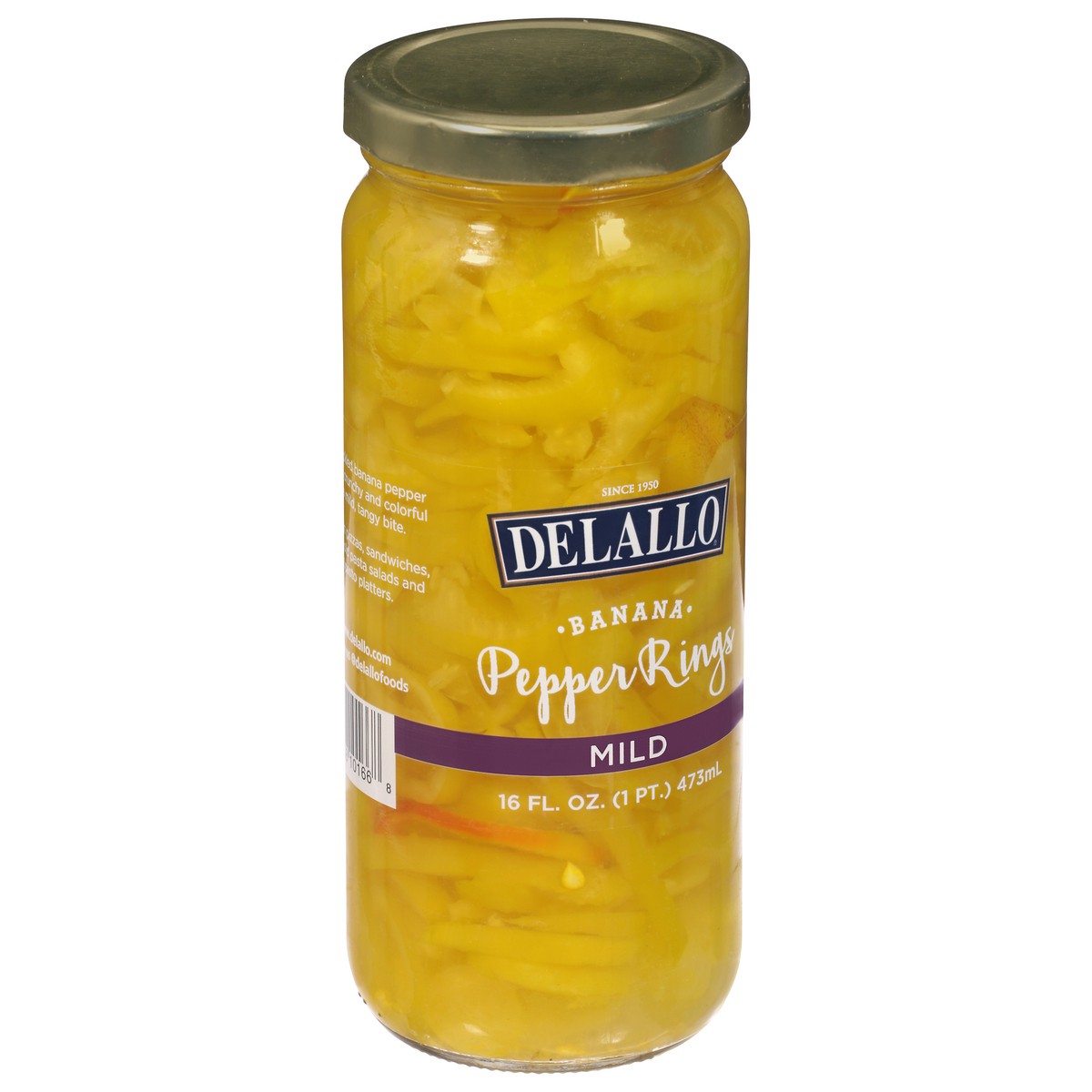 slide 5 of 14, Delallo Mild Banana Pepper Rings, 16 oz