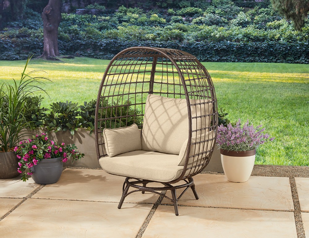 Sunjoy swivel egg discount chair