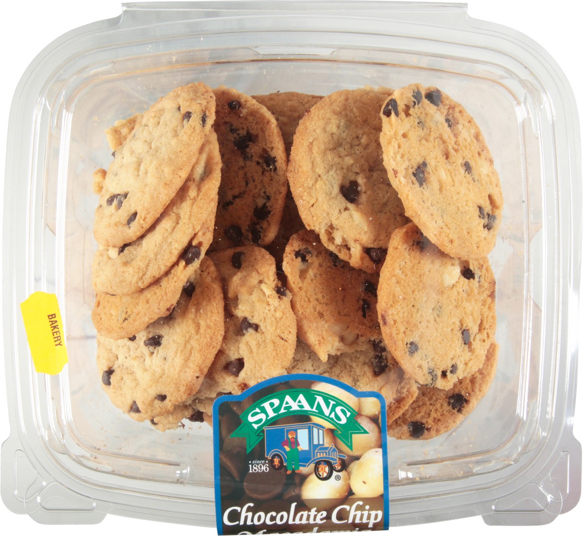 slide 4 of 13, Spaans Chocolate Chip Macadamia Nuts Cookies 8 oz, 8 oz