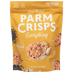 ParmCrisps Oven-Baked Everything Cheese Snack 9.5 oz
