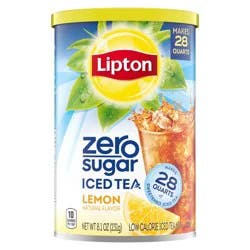 Lipton Zero Sugar Lemon Iced Tea Mix- 8.1 oz