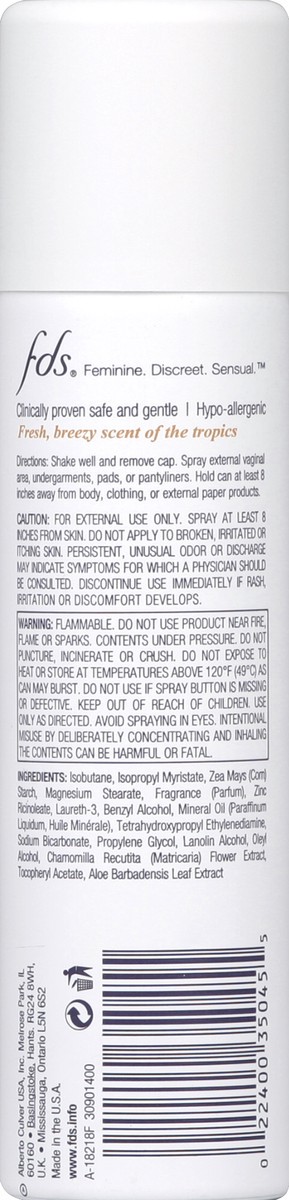 slide 6 of 6, fds Feminine Deodorant Spray 2 oz, 2 oz