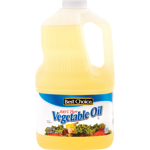 slide 1 of 1, Best Choice 100% Pure Vegetable Oil, 64 oz