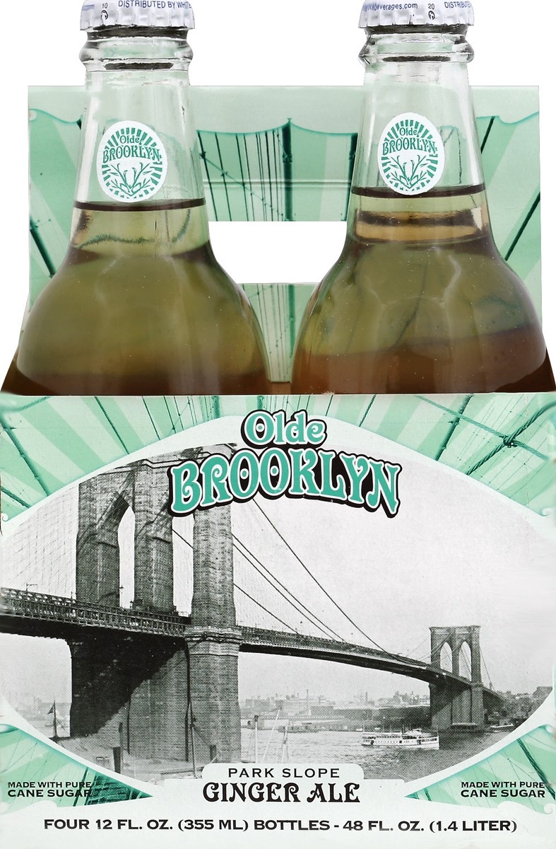 slide 3 of 4, Olde Brooklyn Ginger Ale, Park Slope - 4 ct, 4 ct