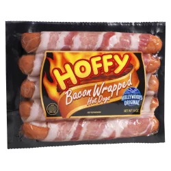 Hoffy Bacon Wrapped Hot Dogs
