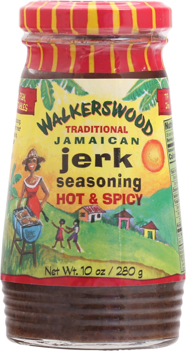 slide 4 of 13, Walkerswood Hot & Spicy Traditional Jamaican Jerk Seasoning 10 oz Jar, 10 oz