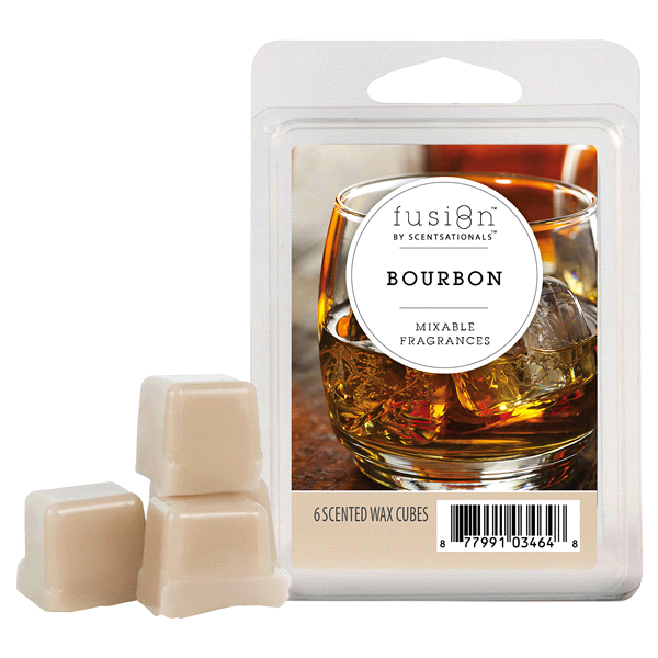 slide 1 of 1, ScentSationals Fusion Wax Cube Bourbon, 1 ct