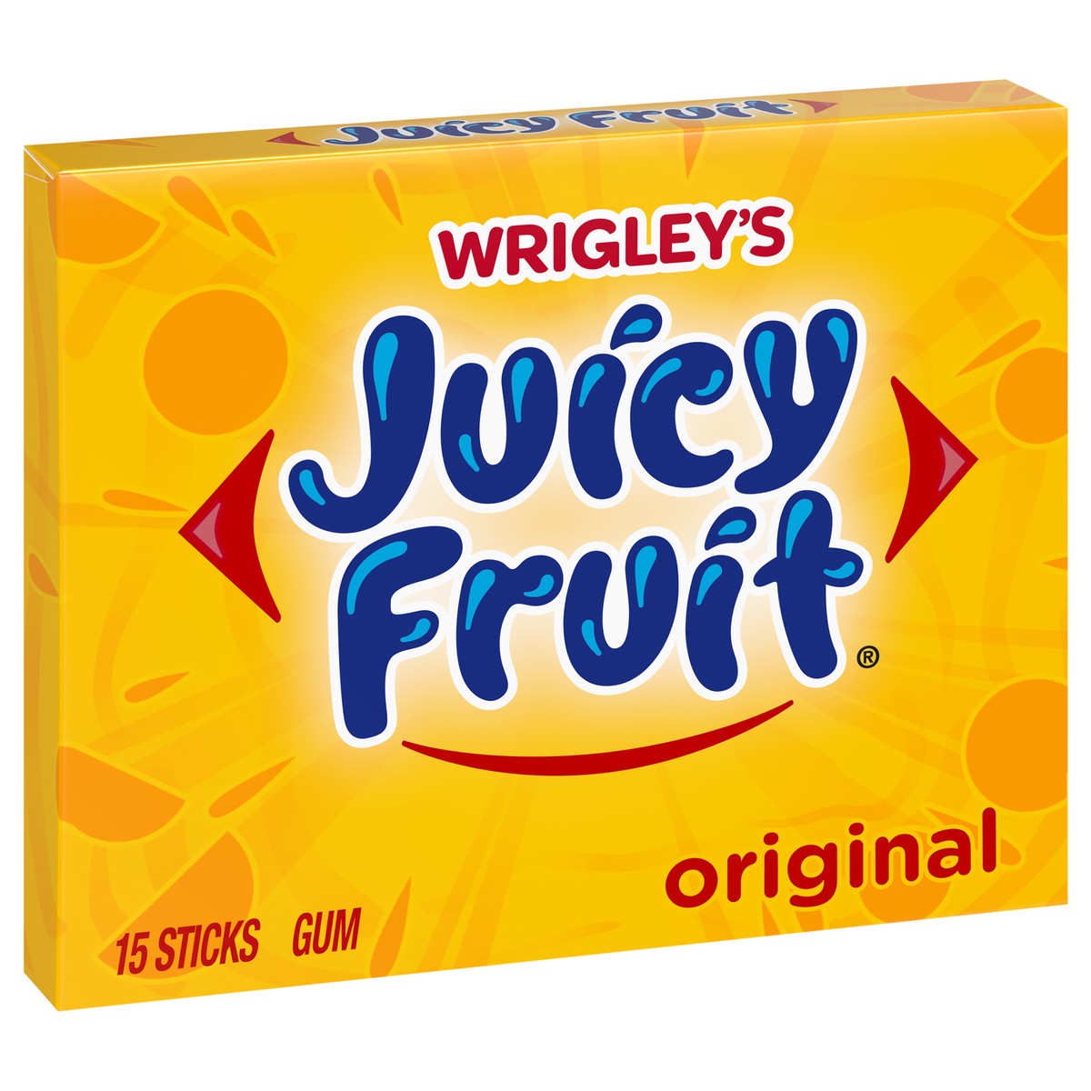 slide 9 of 9, JUICY FRUIT Original Bubble Gum Single Pack, 