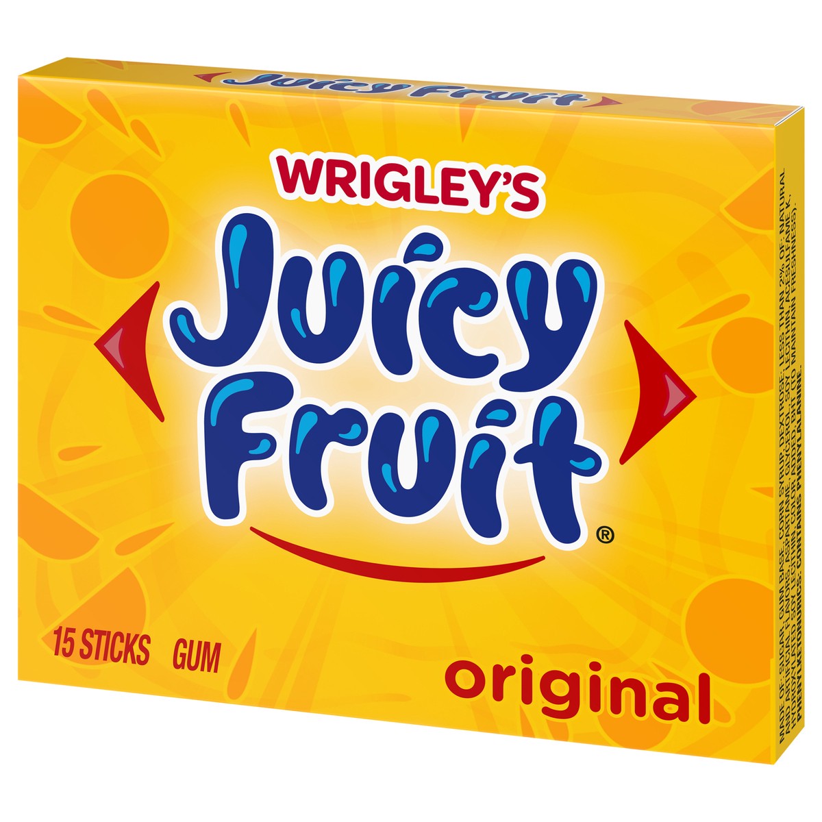 slide 2 of 9, JUICY FRUIT Original Bubble Gum Single Pack, 