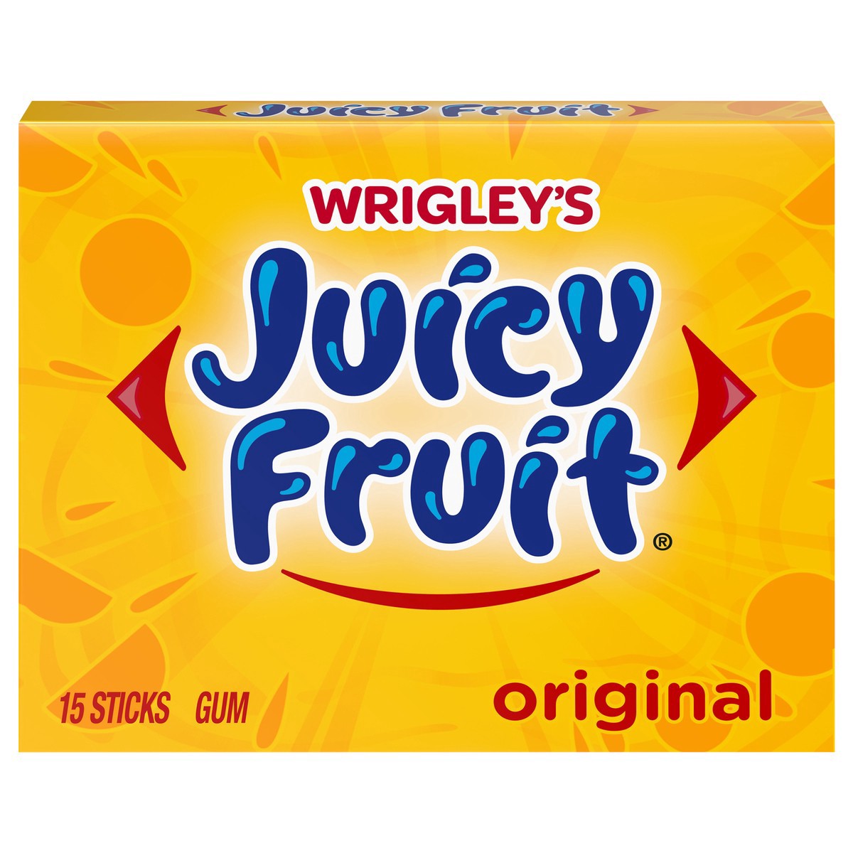 slide 1 of 9, JUICY FRUIT Original Bubble Gum Single Pack, 