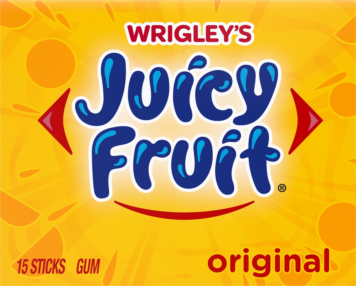 slide 5 of 9, JUICY FRUIT Original Bubble Gum Single Pack, 