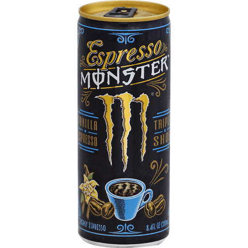 slide 2 of 2, Monster Energy Vanilla Triple Shot Espresso Drink, 8.4 fl oz