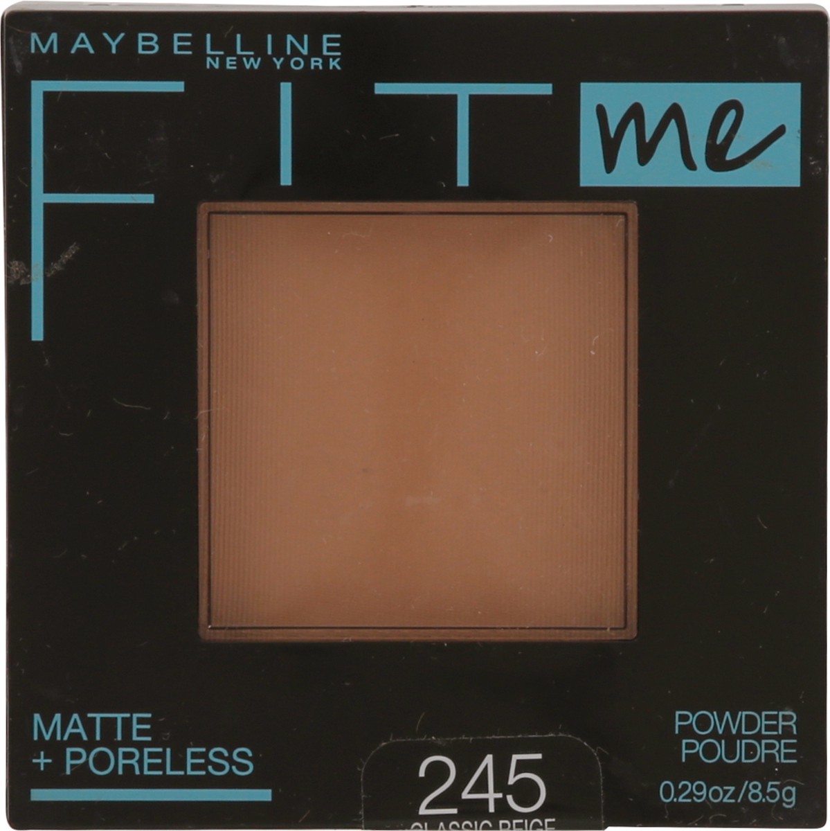 slide 7 of 9, Maybelline New York Maybelline Fit Me! Matte + Poreless Pressed Face Powder - Classic Beige, 0.29 oz