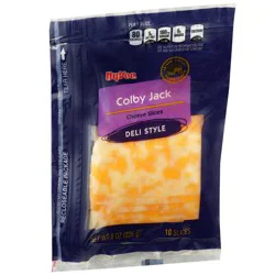 Hy-vee Colby Jack Deli Style Cheese Slices