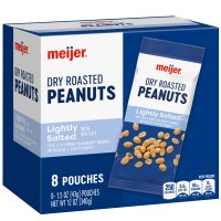 slide 20 of 29, Meijer Roasted & Lightly Salted Peanuts Multipack, 8 ct