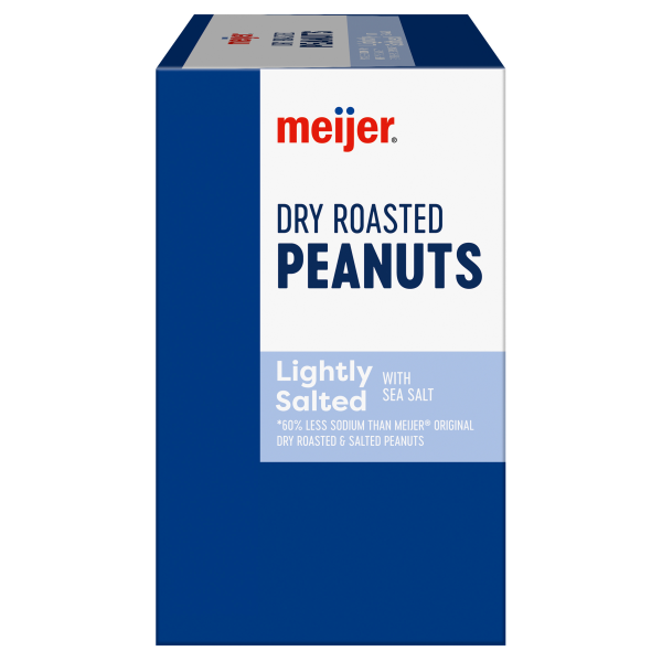 slide 25 of 29, Meijer Roasted & Lightly Salted Peanuts Multipack, 8 ct