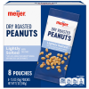 slide 12 of 29, Meijer Roasted & Lightly Salted Peanuts Multipack, 8 ct