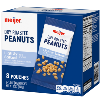 slide 13 of 29, Meijer Roasted & Lightly Salted Peanuts Multipack, 8 ct