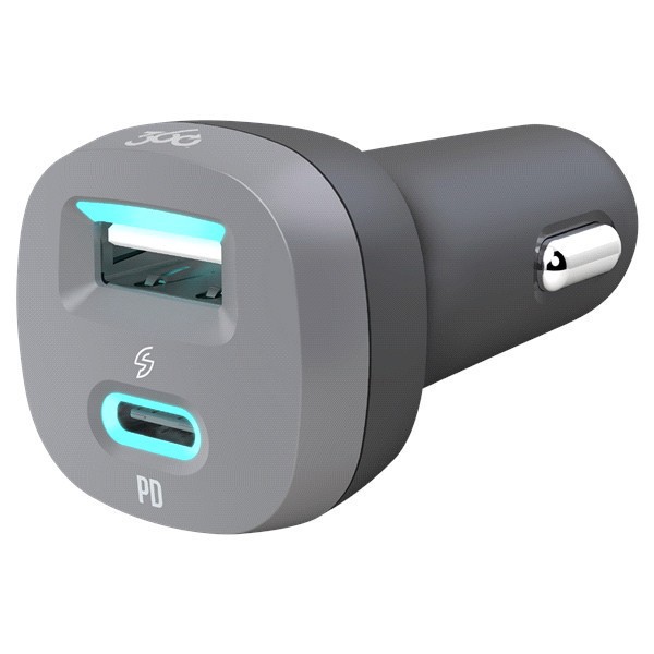 slide 9 of 9, 360-NATIONAL 360 VividDrive C18+1A USB Car Charger, 1 ct