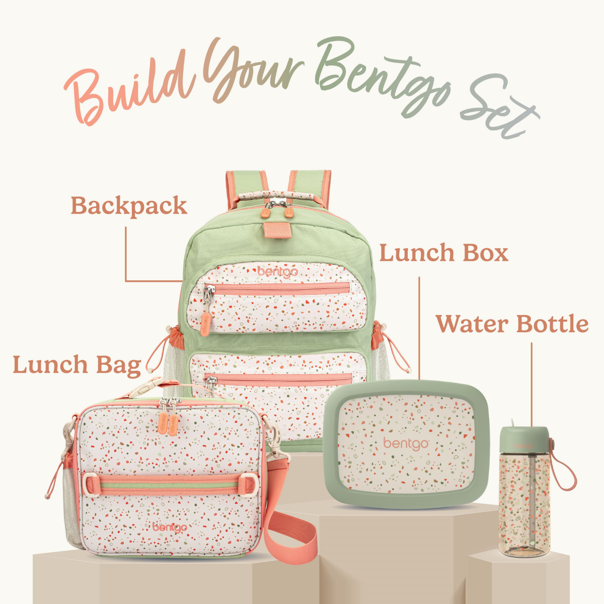 slide 4 of 4, Bentgo Kids Deluxe Insulated Lunch Bag (Whimsy & Wonder Collection) - Geo Speckle, 1 ct