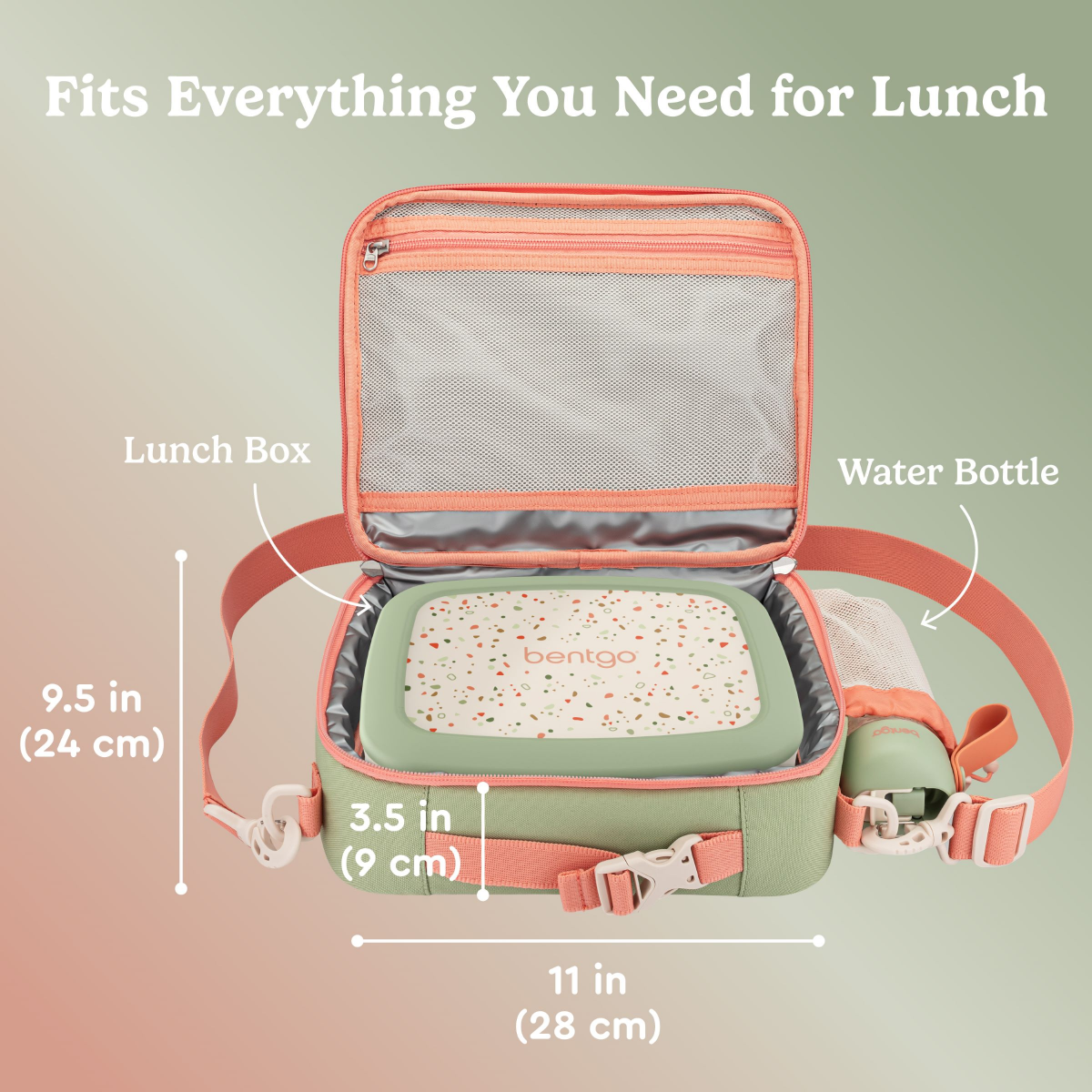 slide 2 of 4, Bentgo Kids Deluxe Insulated Lunch Bag (Whimsy & Wonder Collection) - Geo Speckle, 1 ct