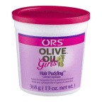 slide 1 of 1, ORS Olive Oil - Girls Hair Pudding, 13 oz
