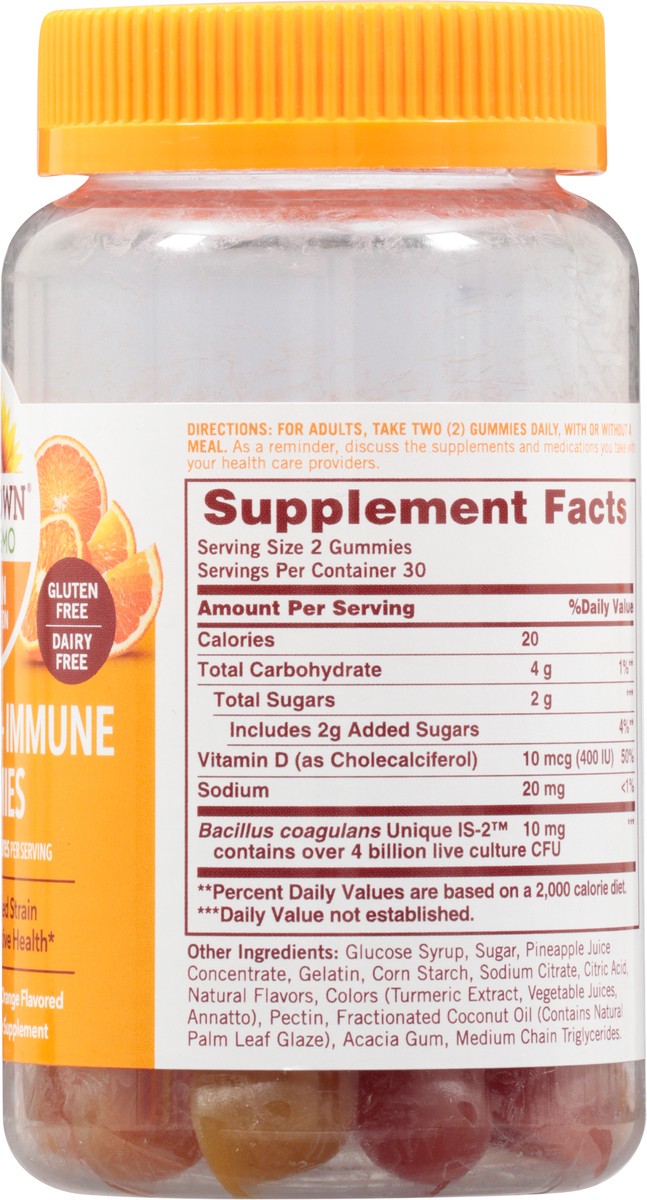 slide 8 of 9, Sundown Naturals Probiotic Gummies, 60 ct