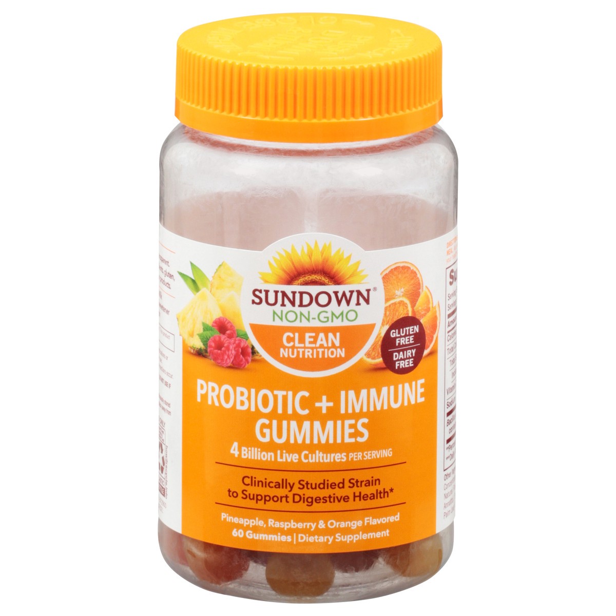 slide 1 of 9, Sundown Naturals Probiotic Gummies, 60 ct