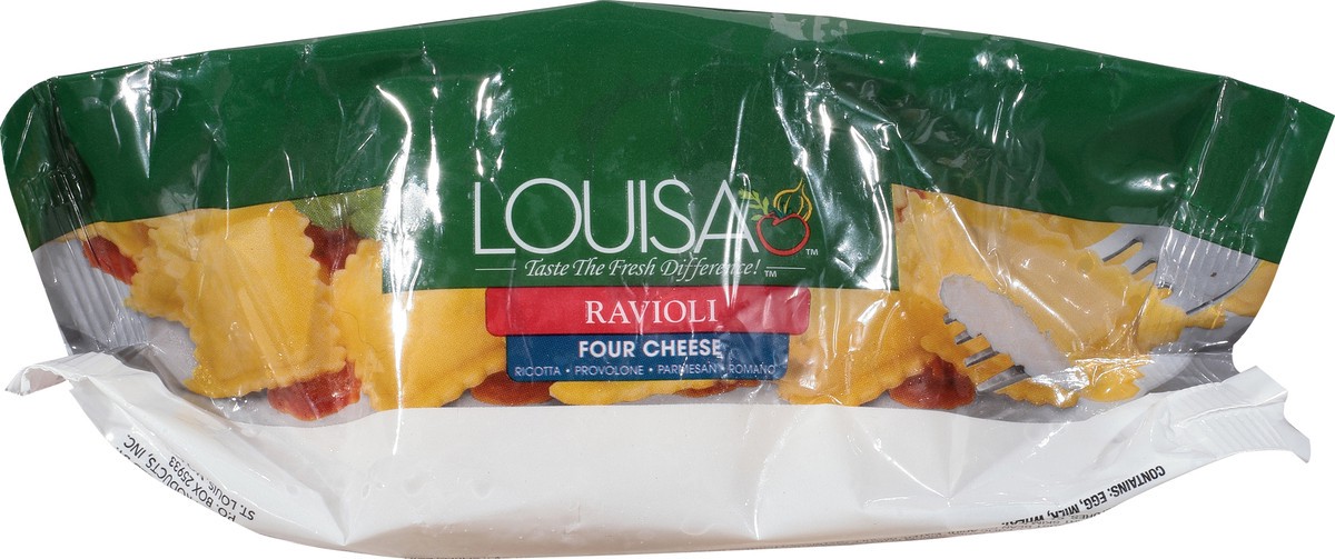 slide 2 of 13, Louisa Four Cheese Ravioli 22 oz Bag, 22 oz