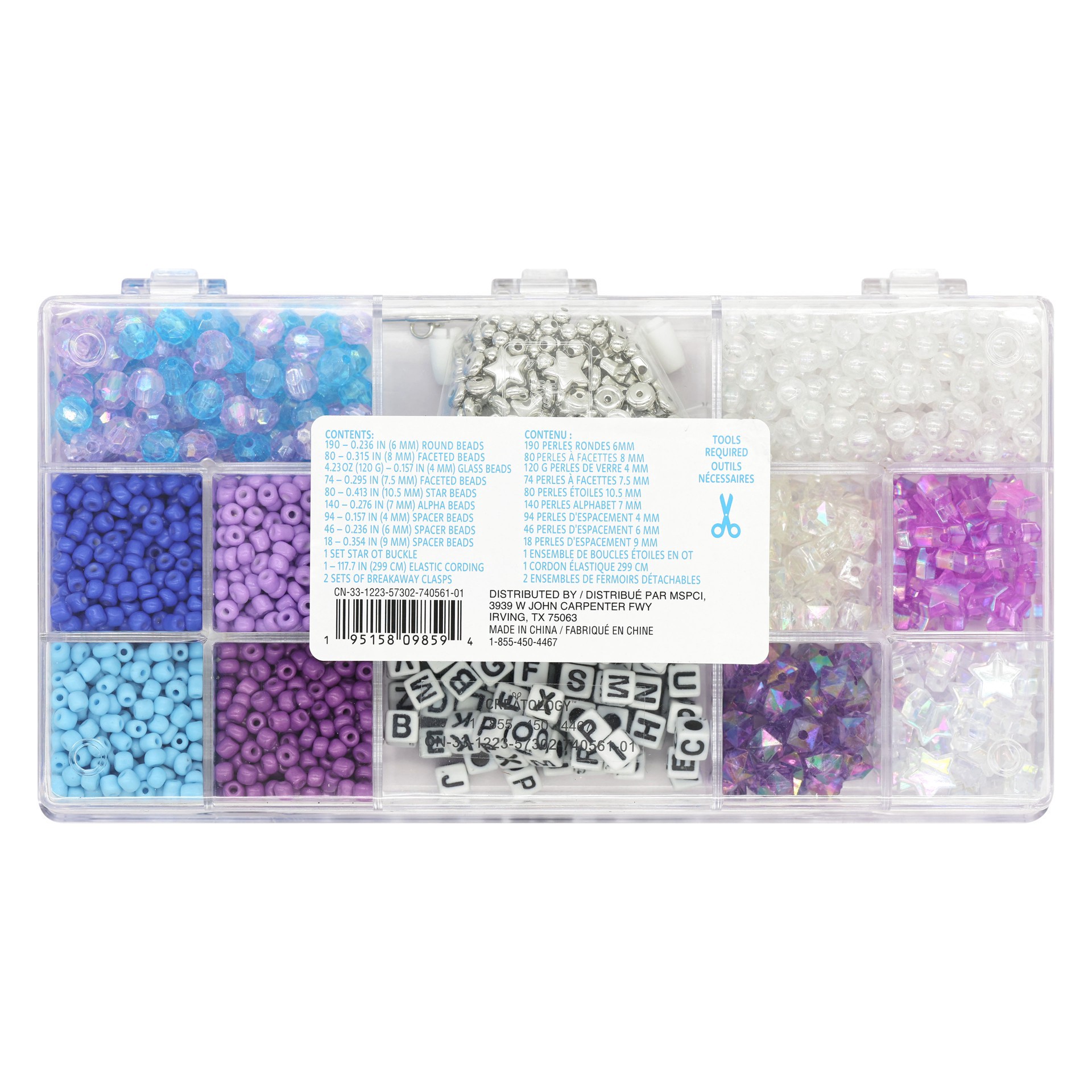 slide 3 of 4, Celestial & Alphabet Bead Kit By Creatology, 8.3 in x 4.5 in x 1.38 in