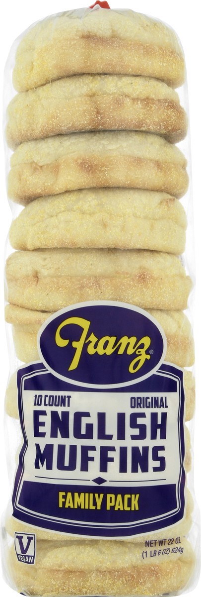 slide 9 of 10, Franz Original English Muffins 10ct 22 oz, 22 oz