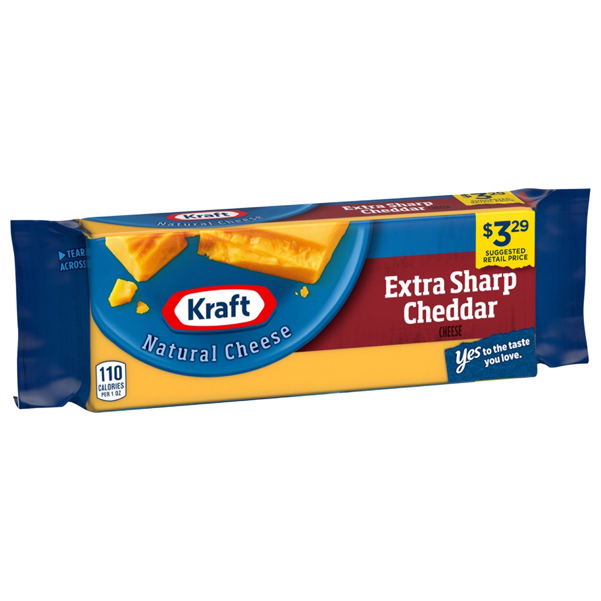 slide 2 of 8, Kraft Extra Sharp Cheddar Cheese, 8 oz Block, 8 oz