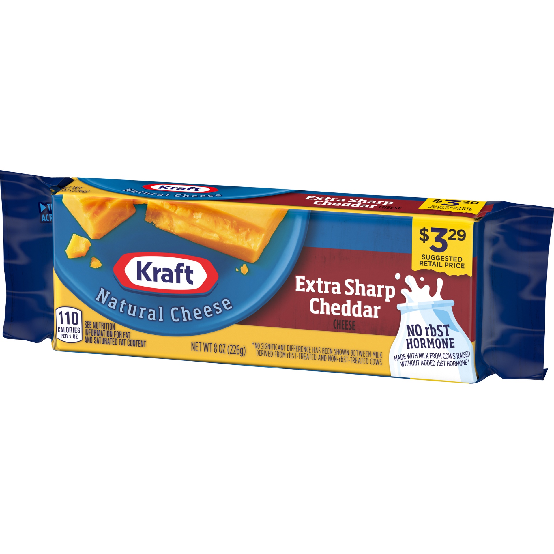 Kraft Natural Cheese Extra Sharp Cheddar Cheese 8 Oz | Shipt