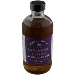 Royal Rose Lavender Lemon Simple Syrup - 8 oz