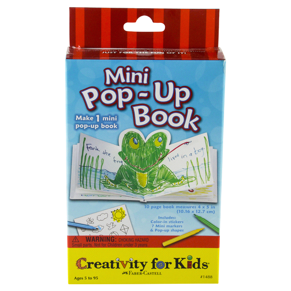 slide 1 of 1, Creativity for Kids Mini Pop-Up Book, Mini Size