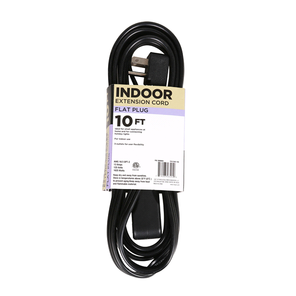 slide 4 of 9, Household Extension Cord, 10 ft, 1 ct