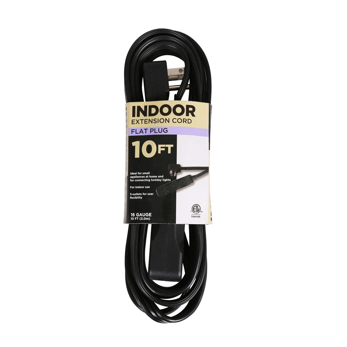 slide 1 of 9, Household Extension Cord, 10 ft, 1 ct
