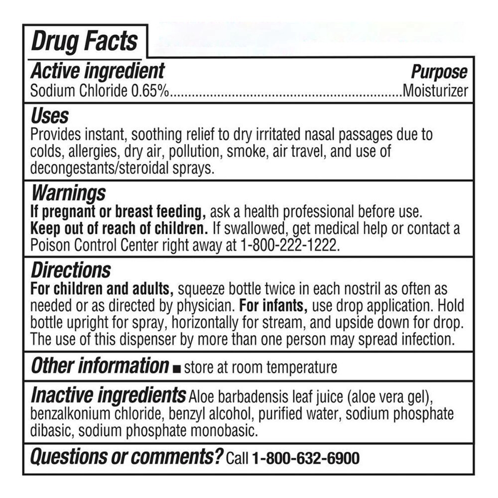 slide 2 of 4, Kroger® Saline Nasal Spray with Aloe, 3 fl oz