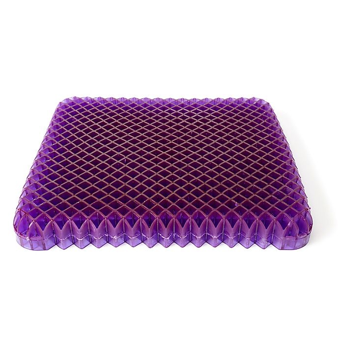 slide 4 of 4, Royal Purple No Pressure Seat Cushion - Black/Purple, 1 ct
