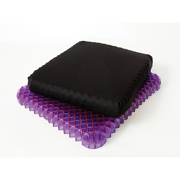 slide 1 of 4, Royal Purple No Pressure Seat Cushion - Black/Purple, 1 ct