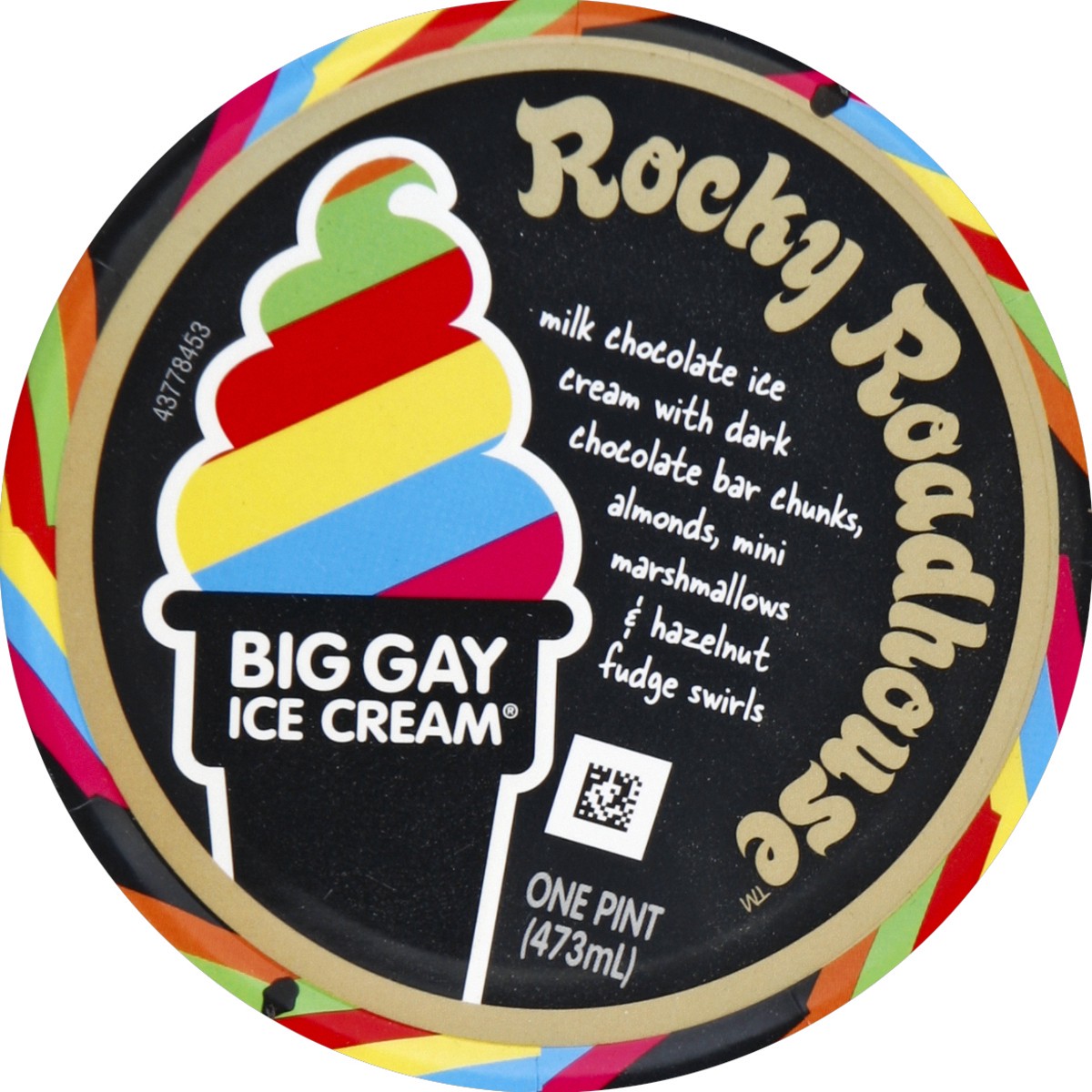 slide 2 of 3, Big Gay Ice Cream Rocky Roadhouse, 16 oz