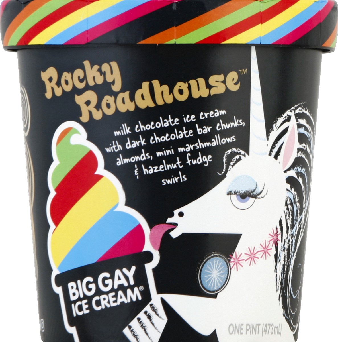 slide 3 of 3, Big Gay Ice Cream Rocky Roadhouse, 16 oz