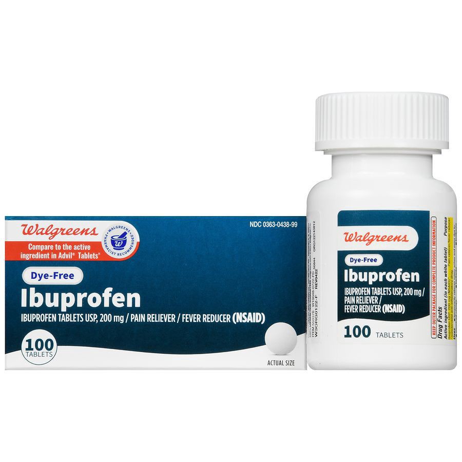 slide 1 of 5, Walgreens Dye-Free Ibuprofen Tablets 200Mg, 100 ct