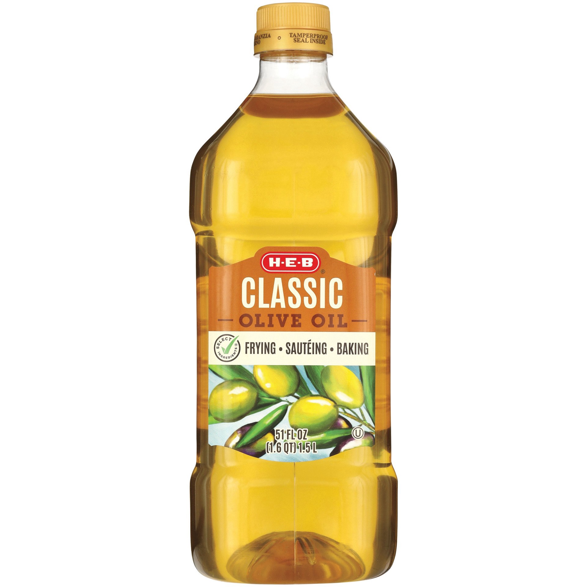 slide 1 of 1, H-E-B Classic Olive Oil, 1.5 liter