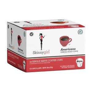 slide 1 of 1, Skinnygirl Single Serve Coffee Cups, Americano, 12 Ct, 12 ct