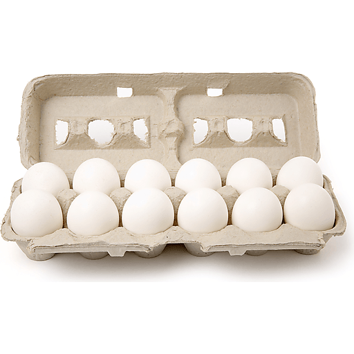 slide 1 of 1, Quaker State Large White Eggs, 1 ct