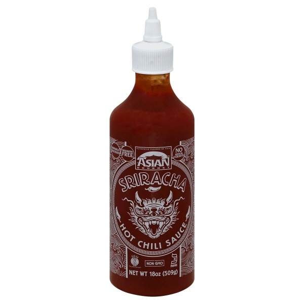 slide 1 of 1, Asian Gourmet Hot Chili Sriracha Sauce, 18 oz