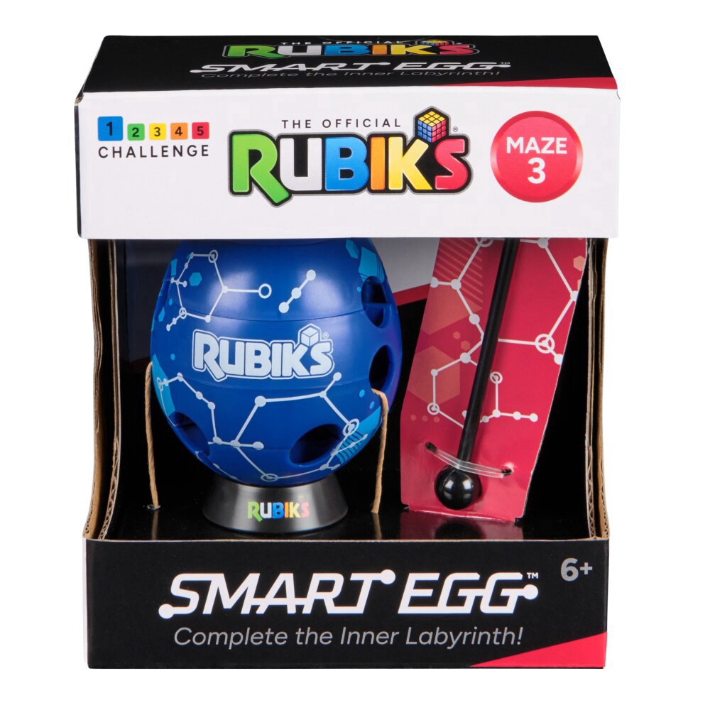 slide 2 of 4, Rubik's® Cube Smart Egg™ Puzzle - Blue, 1 ct
